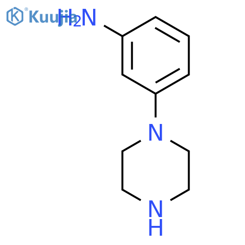 3-(piperazin-1-yl)aniline structure