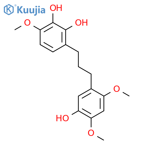 5',2'',3''-trihydroxy-2',4',4''-trimethoxy-1,3-diphenylpropane structure