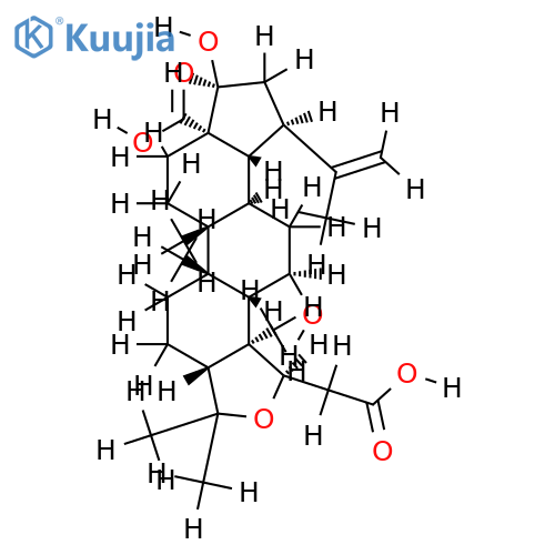 (1R)-1,4-epoxy-11alpha,22alpha-hydroxy-3,4-secolupan-20(30)-ene-3,28-dioic acid structure