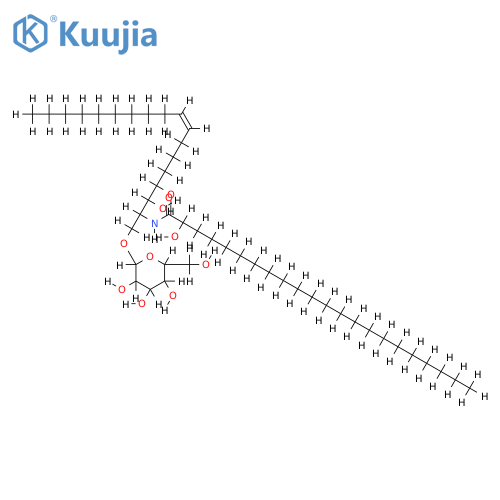 (2S,3S,4R,8Z)-1-O-(beta-D-galactopyranosyl)-2N-[(2'R)-2'-hydroxy-19'(Z)-docosanoylamino]-8(Z)-octadecene-1,3-4-triol structure