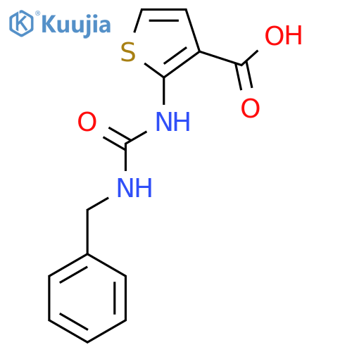 2-(3-Benzylureido)thiophene-3-carboxylic acid structure