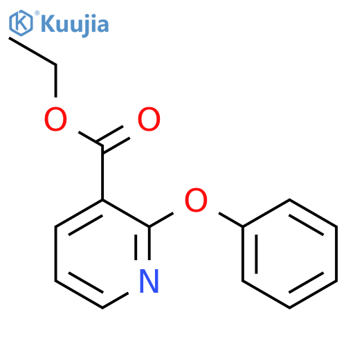 Ethyl 2-phenoxynicotinate structure