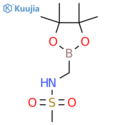 N-(tetramethyl-1,3,2-dioxaborolan-2-yl)methylmethanesulfonamide structure