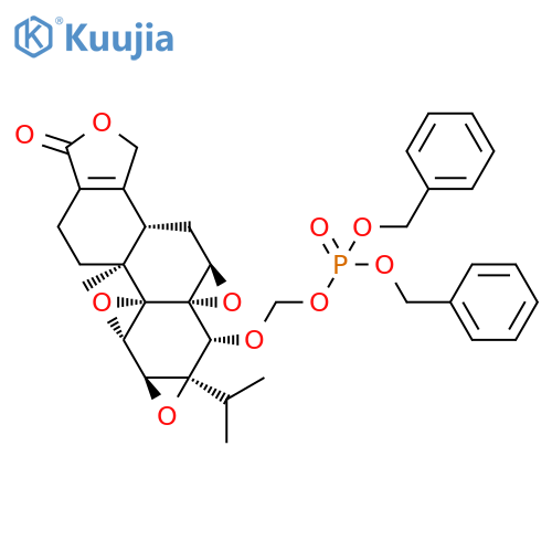 Triptolide O-Methyl Phosphate Dibenzyl Ester structure