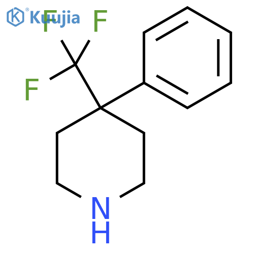 4-Phenyl-4-(trifluoromethyl)piperidine structure