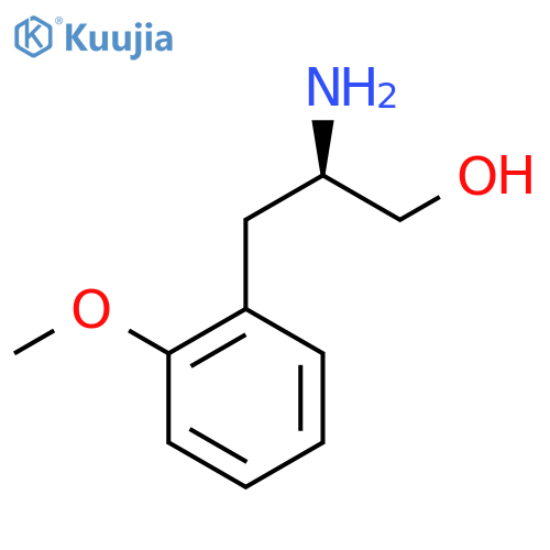 (r)-2-Amino-3-(2-methoxyphenyl)propan-1-ol structure
