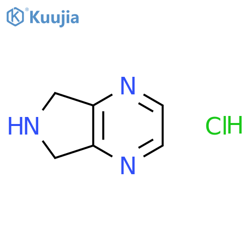 6,7-dihydro-5H-pyrrolo[3,4-b]pyrazine;hydrochloride structure