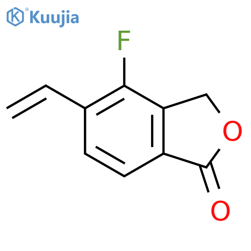4-Fluoro-5-vinyl-3H-isobenzofuran-1-one structure