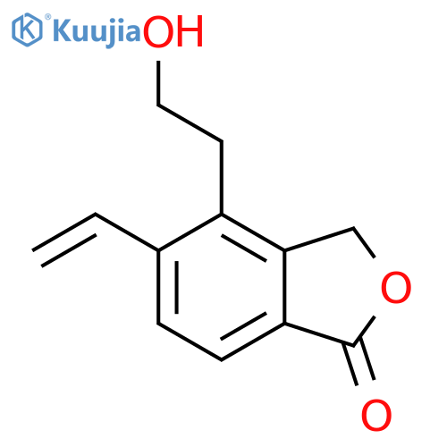 5-Ethenyl-4-(2-hydroxyethyl)-2-benzofuran-1(3H)-one structure