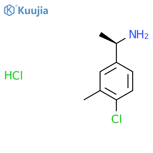 (R)-1-(4-Chloro-3-methylphenyl)ethanamine hydrochloride structure