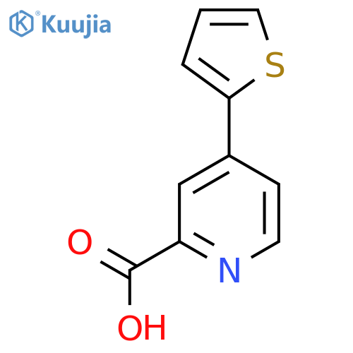 4-(Thiophen-2-YL)picolinic acid structure