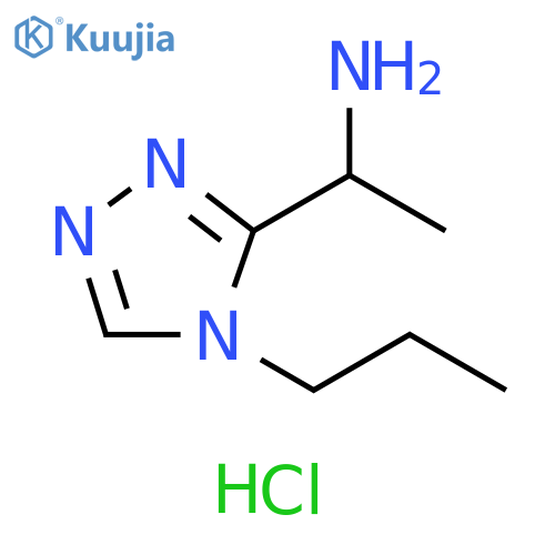 1-(4-Propyl-4H-1,2,4-triazol-3-yl)ethylamine Dihydrochloride structure