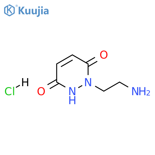 1-(2-aminoethyl)-1,2-dihydro-3,6-pyridazinedione hydrochloride structure