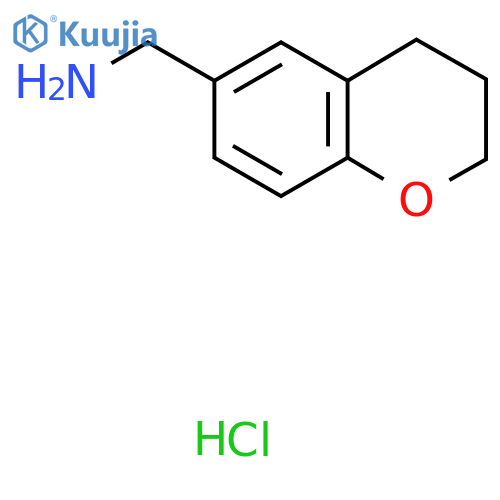 (3,4-Dihydro-2H-chromen-6-ylmethyl)amine hydrochloride structure
