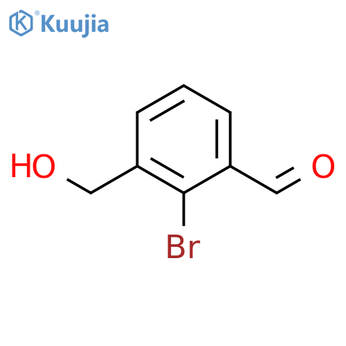 2-BROMO-3-(HYDROXYMETHYL)BENZALDEHYDE structure
