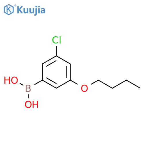 (3-Butoxy-5-chlorophenyl)boronic acid structure