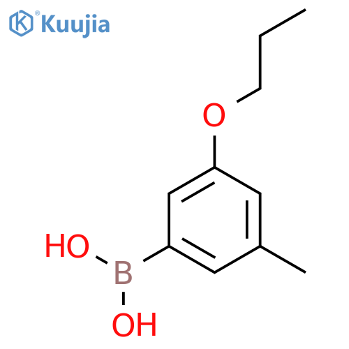 (3-Methyl-5-propoxyphenyl)boronic acid structure