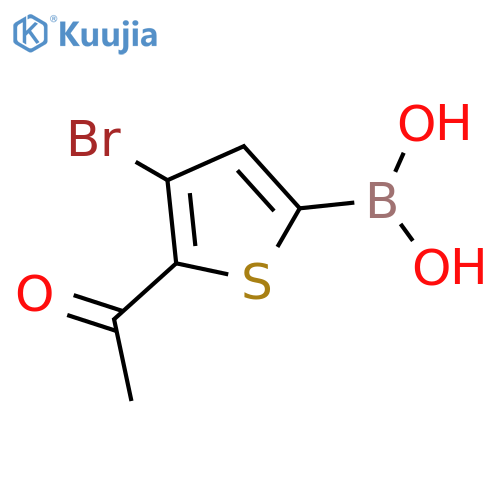 5-Acetyl-4-bromothiophen-2-boronic Acid structure