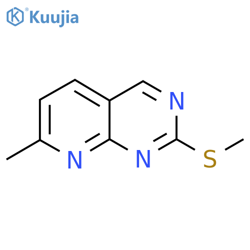Pyrido[2,3-d]pyrimidine, 7-methyl-2-(methylthio)- structure