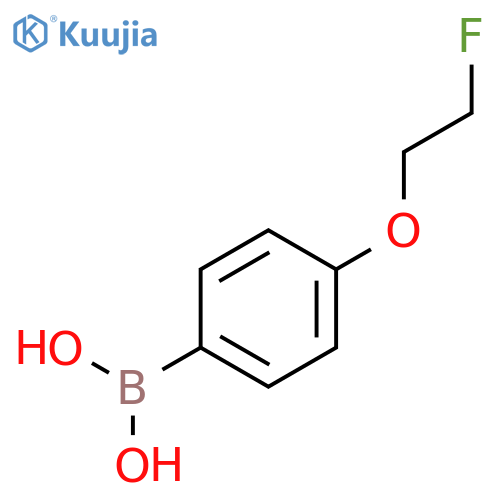 4-(2-Fluoroethoxy)phenylboronic acid structure