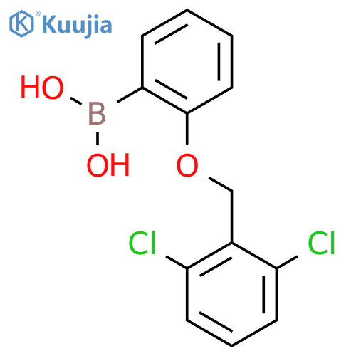 2-(2,6-Dichlorophenylmethoxy)phenylboronic acid structure
