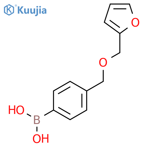 4-(furan-2-ylmethoxy)methylphenylboronic Acid structure