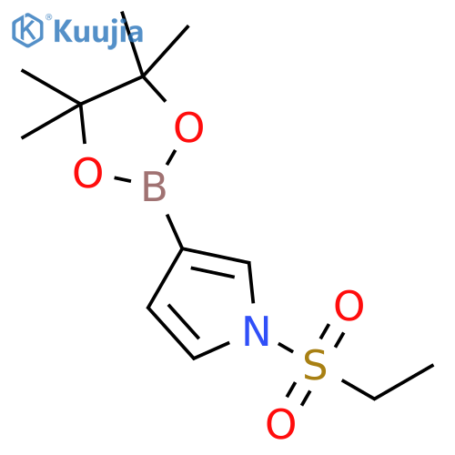 1-(Ethylsulfonyl)pyrrole-3-boronic acid, pinacol ester structure