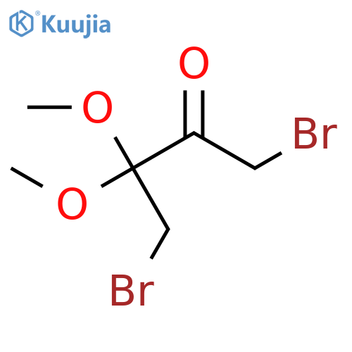 1,4-Dibromo-3,3-dimethoxybutan-2-one structure