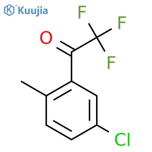 3'-Chloro-6'-methyl-2,2,2-trifluoroacetophenone structure