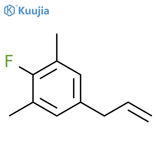 2-fluoro-1,3-dimethyl-5-prop-2-enylbenzene structure