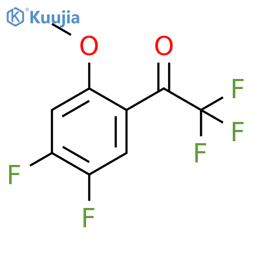 1-(4,5-difluoro-2-methoxyphenyl)-2,2,2-trifluoroethan-1-one structure