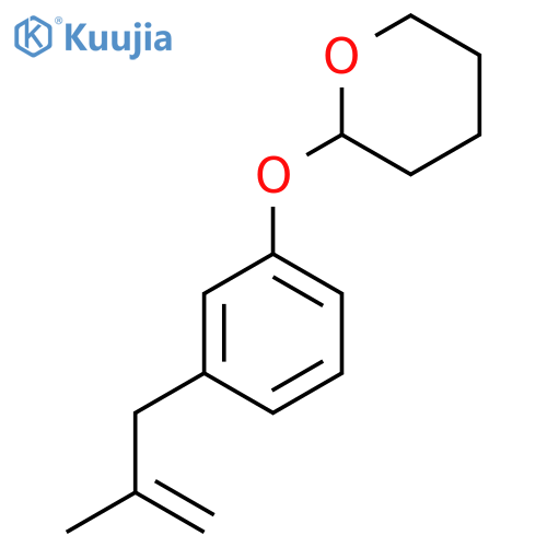 2-Methyl-3-(3-(Tetrahydro-pyran-2-yloxy)phenyl)-1-propene structure