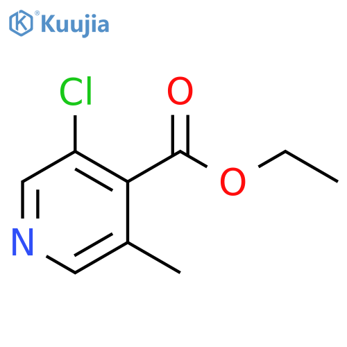 ethyl 3-chloro-5-methylpyridine-4-carboxylate structure