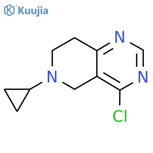 4-Chloro-6-cyclopropyl-5,6,7,8-tetrahydro-pyrido[4,3-d]pyrimidine structure