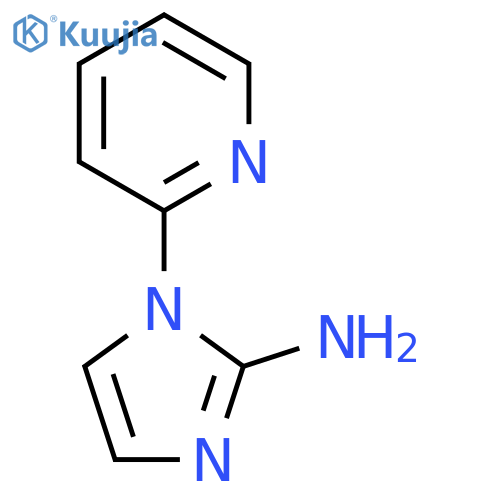 1-(Pyridin-2-yl)-1H-imidazol-2-amine structure