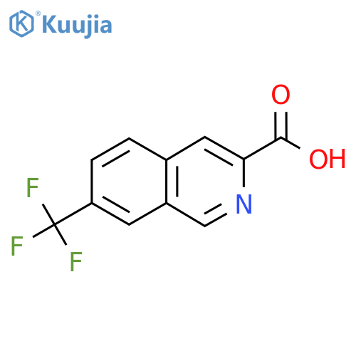 7-(Trifluoromethyl)isoquinoline-3-carboxylic acid structure