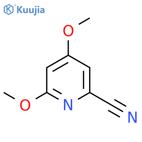 4,6-Dimethoxypicolinonitrile structure