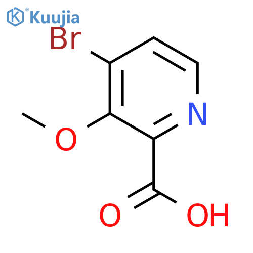 4-Bromo-3-methoxypicolinic acid structure