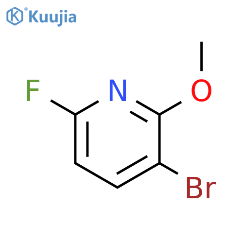 3-broMo-6-fluoro-2-Methoxypyridine structure
