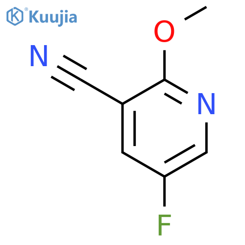 5-fluoro-2-methoxypyridine-3-carbonitrile structure