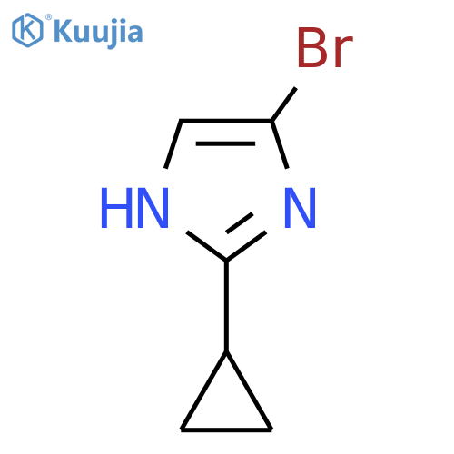4-bromo-2-cyclopropyl-1H-imidazole structure
