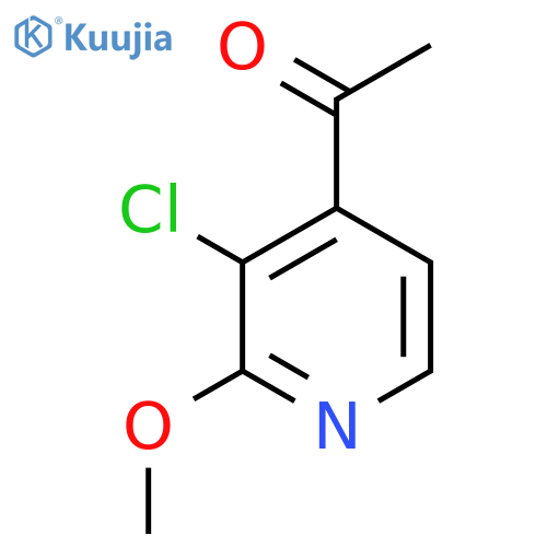 1-(3-chloro-2-methoxypyridin-4-yl)ethan-1-one structure