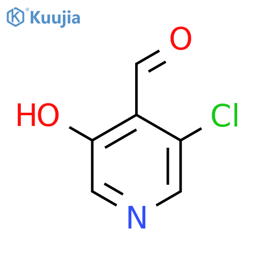 3-chloro-5-hydroxypyridine-4-carbaldehyde structure