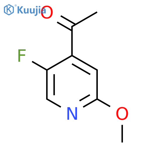 1-(5-Fluoro-2-methoxypyridin-4-yl)ethanone structure