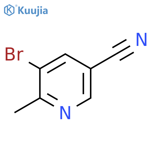 5-Bromo-6-methylpyridine-3-carbonitrile structure