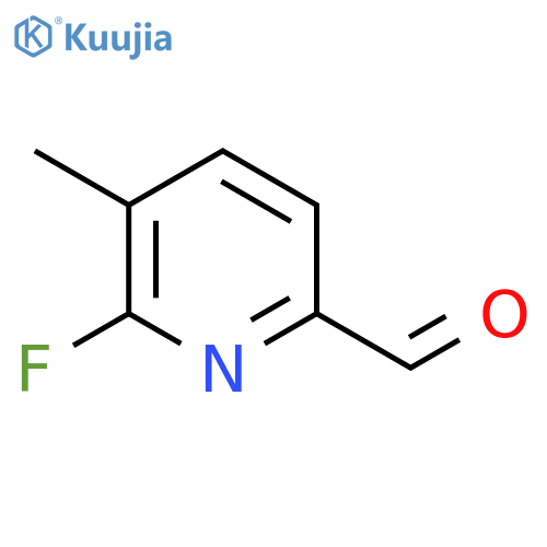 6-fluoro-5-methylpyridine-2-carbaldehyde structure