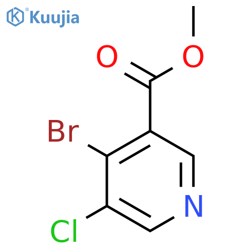 Methyl 4-bromo-5-chloronicotinate structure