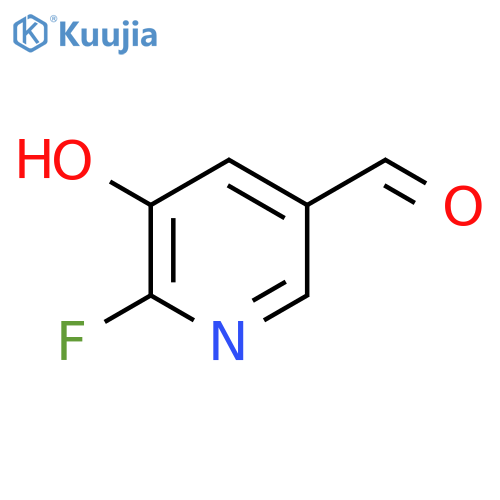 6-Fluoro-5-hydroxynicotinaldehyde structure