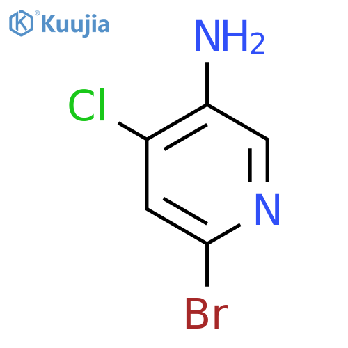 6-Bromo-4-chloropyridin-3-amine structure