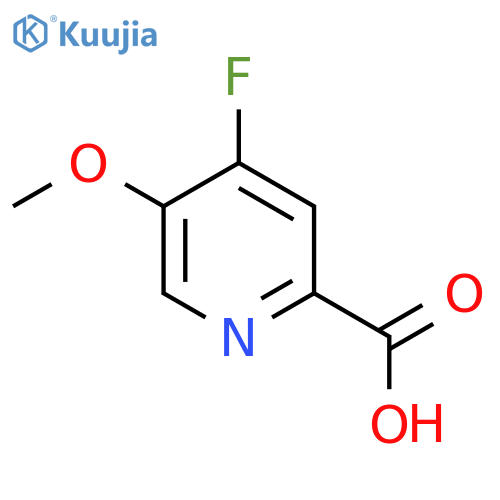4-Fluoro-5-methoxypicolinic acid structure